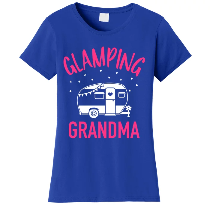 Glamping Grandma Camping Caravan Trailer Gift Women's T-Shirt