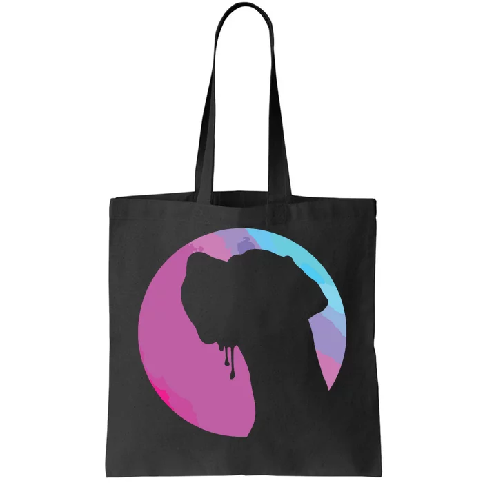 German Great Dane Profile Starry Sky MultiColoured Tote Bag