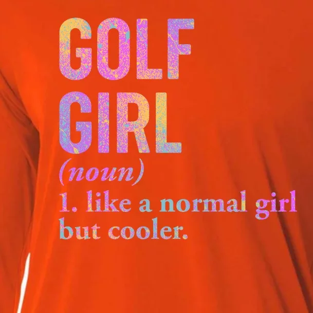 Golf Girl Definition Cooling Performance Long Sleeve Crew