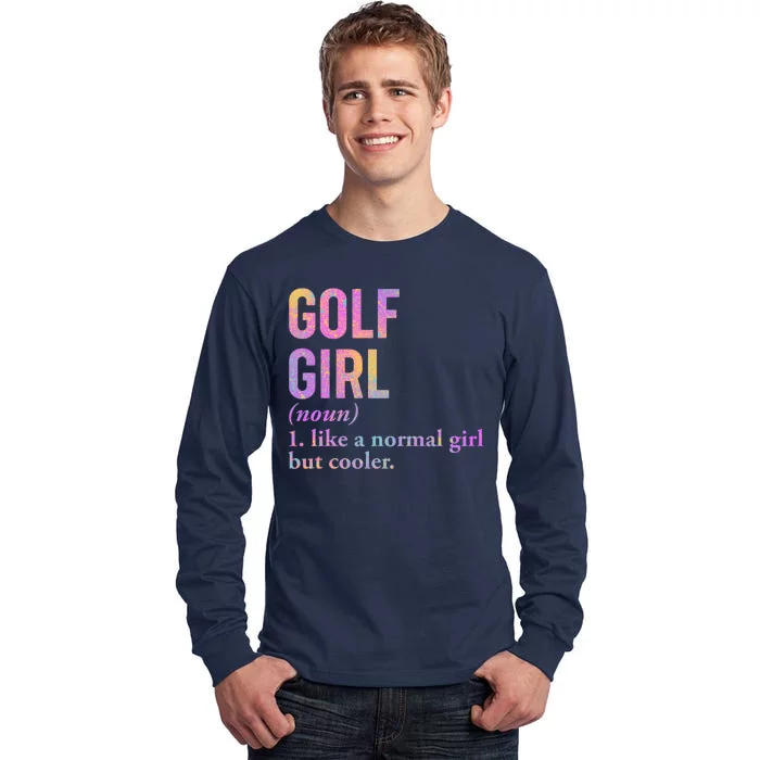 Golf Girl Definition Tall Long Sleeve T-Shirt