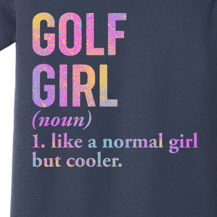 Golf Girl Definition Baby Bodysuit