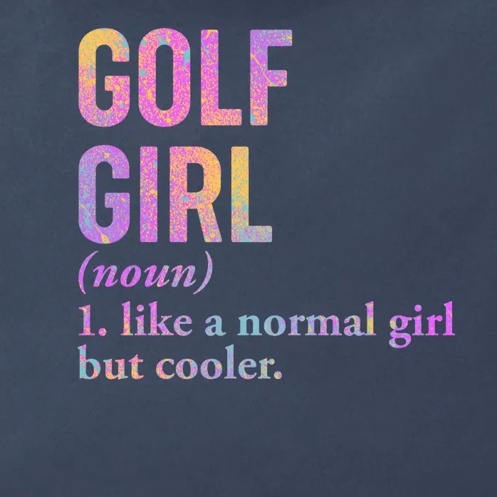 Golf Girl Definition Zip Tote Bag