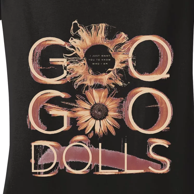 Goo Goo Dolls Iris Flower Exclusive Women's V-Neck T-Shirt