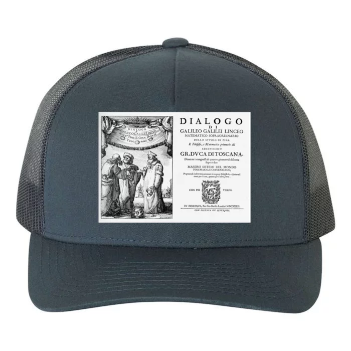 Galileo Galilei Dialogue Space Science Teacher Astronomy Yupoong Adult 5-Panel Trucker Hat