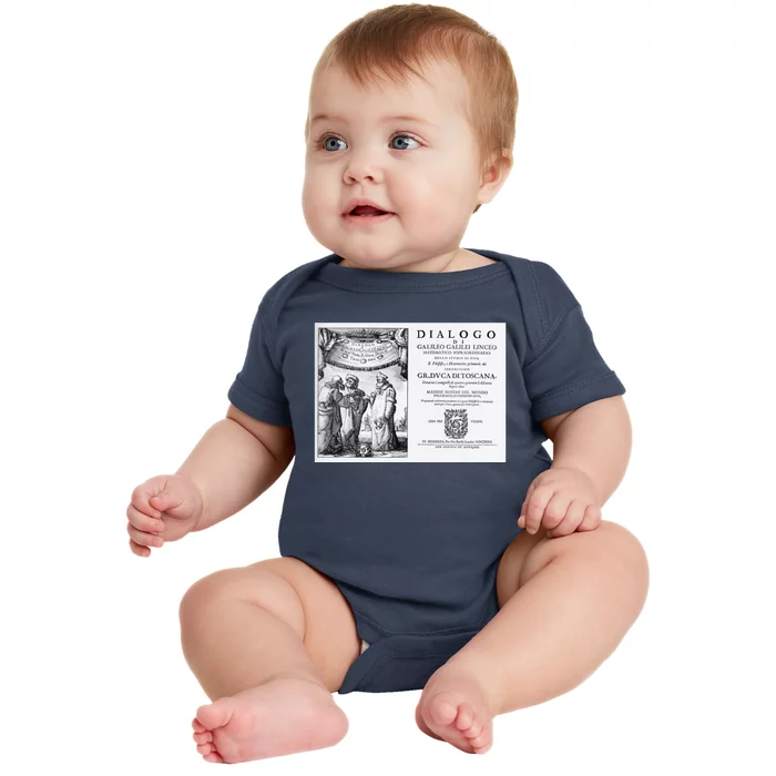 Galileo Galilei Dialogue Space Science Teacher Astronomy Baby Bodysuit