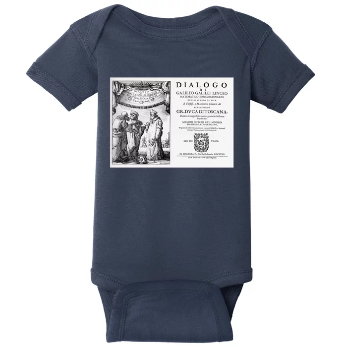 Galileo Galilei Dialogue Space Science Teacher Astronomy Baby Bodysuit