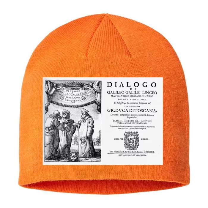 Galileo Galilei Dialogue Space Science Teacher Astronomy 8 1/2in Sustainable Knit Beanie