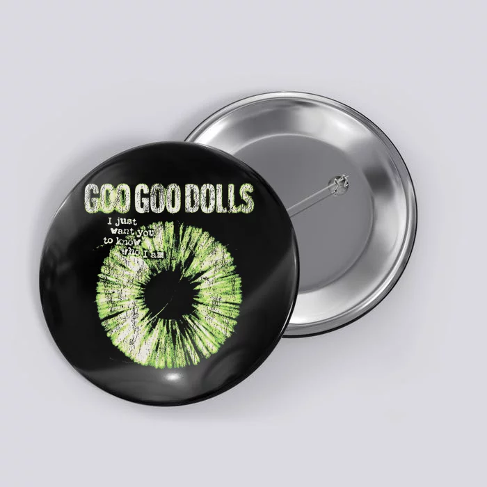 Goo Goo Dolls Green Iris Exclusive Button