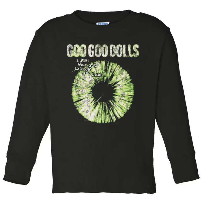 Goo Goo Dolls Green Iris Exclusive Toddler Long Sleeve Shirt