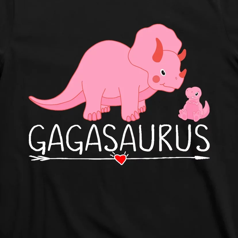 Gagasaurus Grandma Dinosaur Baby Trex Funny Gaga Dino Gift T-Shirt