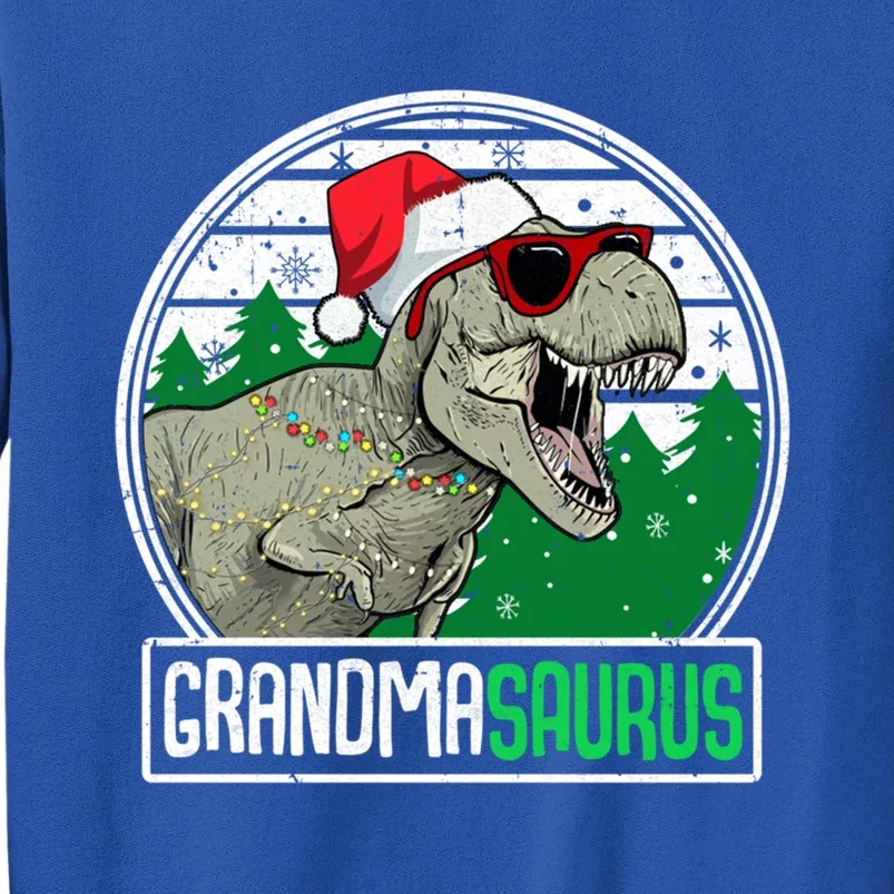 Grandmasaurus Grandma Dinosaur Trex Family Christmas Cool Gift Tall Sweatshirt