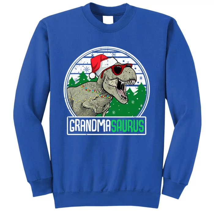 Grandmasaurus Grandma Dinosaur Trex Family Christmas Cool Gift Tall Sweatshirt