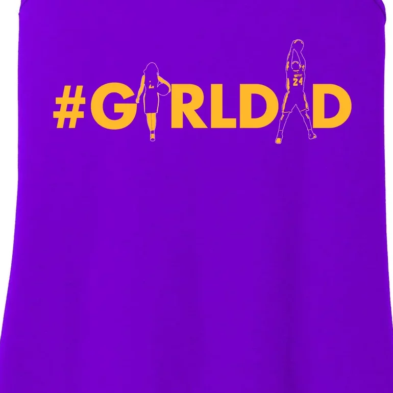 Girldad Girl Dad Father Of Daughters Girl Dad Tribute Ladies Essential Tank