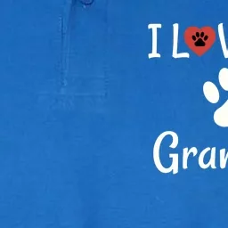 Granddog Gift Dog Grandma Grandpa I Love My Granddog Softstyle Adult Sport Polo