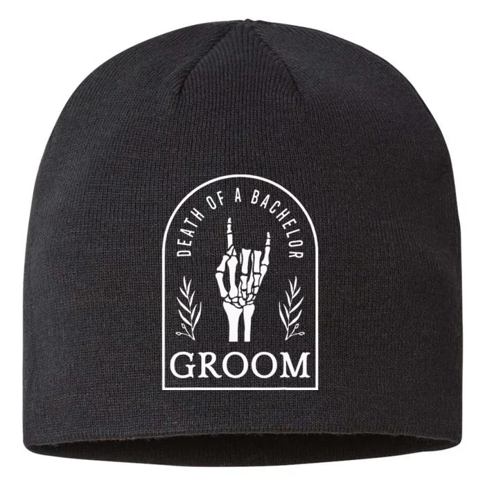 Gothic Groom Death Of A Bachelor Wedding Bachelor Party 8 1/2in Sustainable Knit Beanie