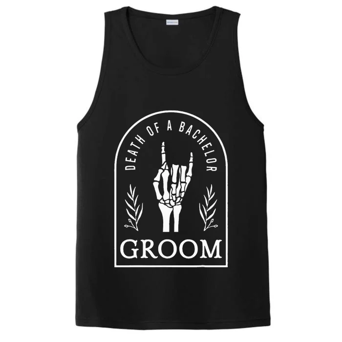 Gothic Groom Death Of A Bachelor Wedding Bachelor Party Performance Tank