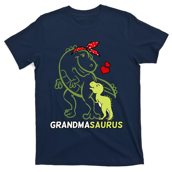 Grandmasaurus Grandma Dinosaur Baby Mother's Day T-Shirt