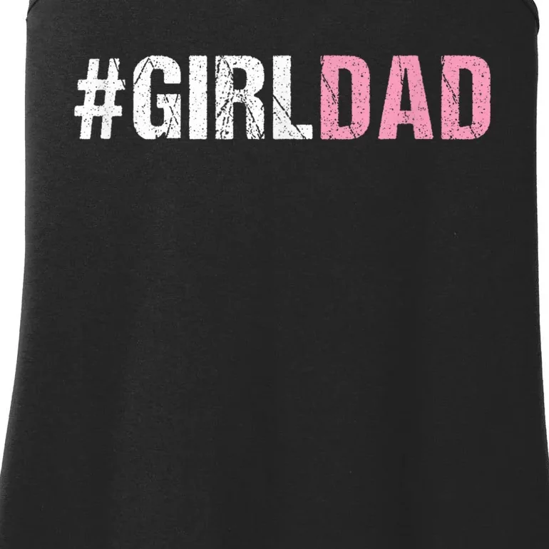 #Girldad Girl Dad Ladies Essential Tank