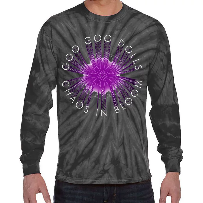 Goo Goo Dolls Chaos Venn Diagram Tie-Dye Long Sleeve Shirt