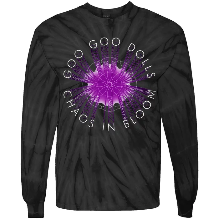 Goo Goo Dolls Chaos Venn Diagram Tie-Dye Long Sleeve Shirt