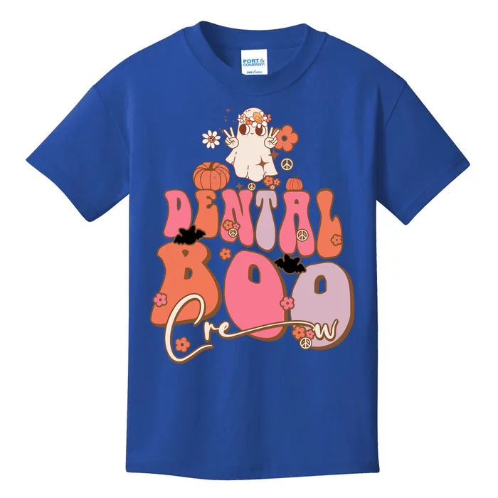 Groovy Ghost Dental Boo Crew Halloween Boo Cool Gift Kids T-Shirt