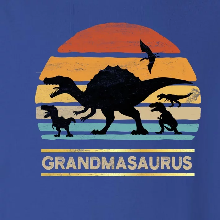 Grandmasaurus Grandma Dinosaur Saurus Christmas Halloween Gift Toddler Long Sleeve Shirt