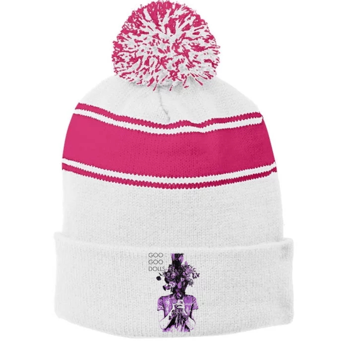 Goo Goo Dolls In Bloom Stripe Pom Pom Beanie