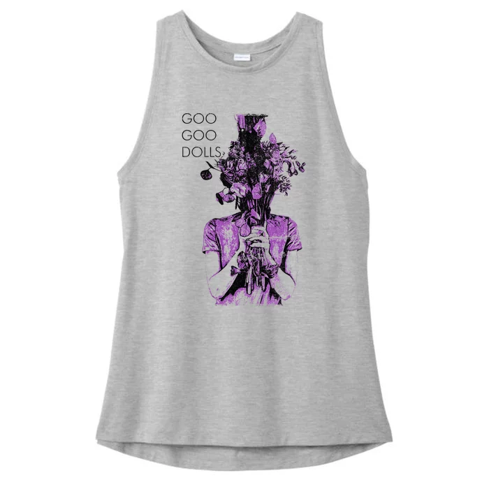 Goo Goo Dolls In Bloom Ladies Tri-Blend Wicking Tank