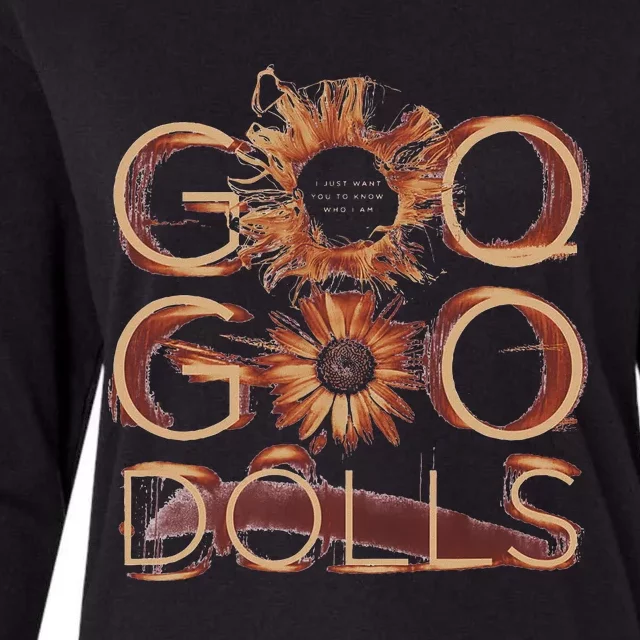 Goo Goo Dolls Iris Flower Exclusive Womens Cotton Relaxed Long Sleeve T-Shirt