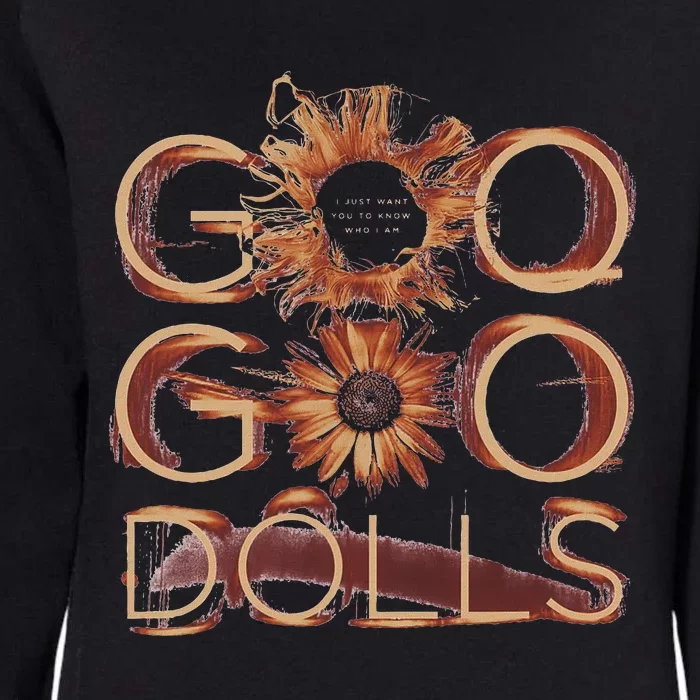 Goo Goo Dolls Iris Flower Exclusive Womens California Wash Sweatshirt