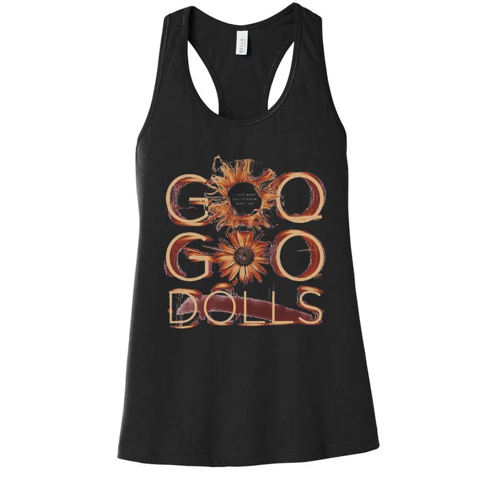 Goo Goo Dolls Iris Flower Exclusive Women's Racerback Tank