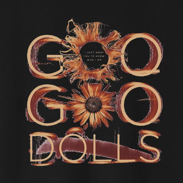 Goo Goo Dolls Iris Flower Exclusive Women's Crop Top Tee