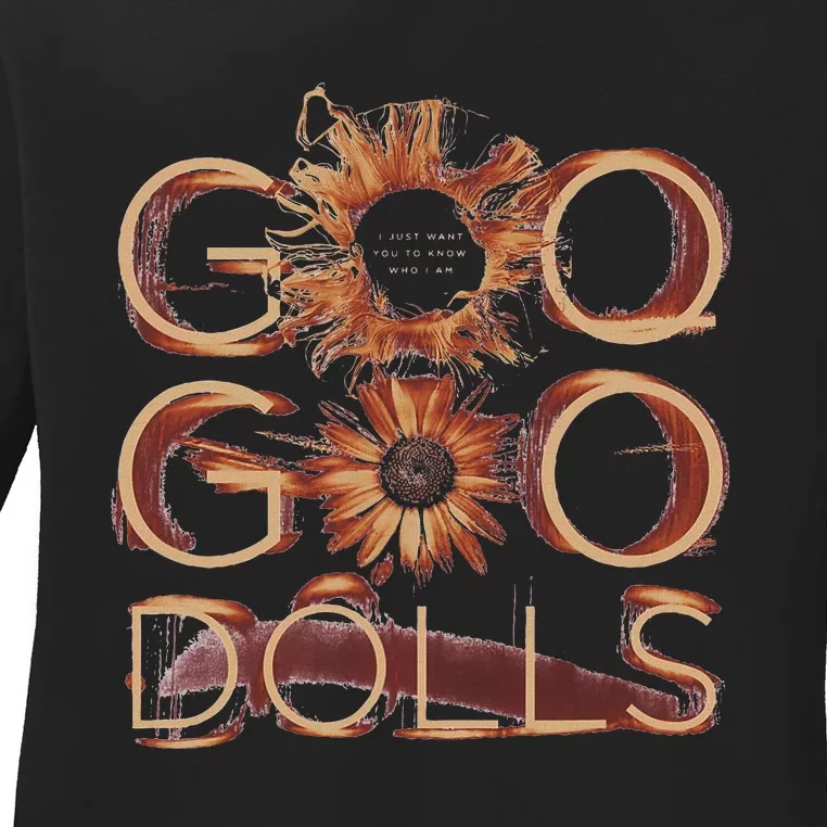 Goo Goo Dolls Iris Flower Exclusive Ladies Long Sleeve Shirt