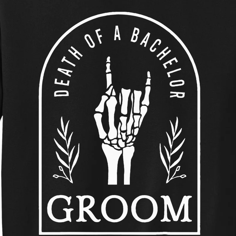 Gothic Groom Death Of A Bachelor Wedding Bachelor Party Sweatshirt