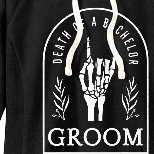 Gothic Groom Death Of A Bachelor Wedding Bachelor Party Women's Fleece Hoodie