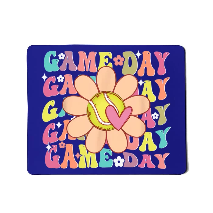 Groovytennis Game Day Team Sports Tennis Mom Game Day Gift Mousepad