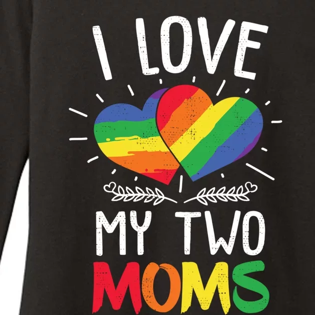 Great Gift Design Of Lesbian Moms Cool Gift Womens CVC Long Sleeve Shirt