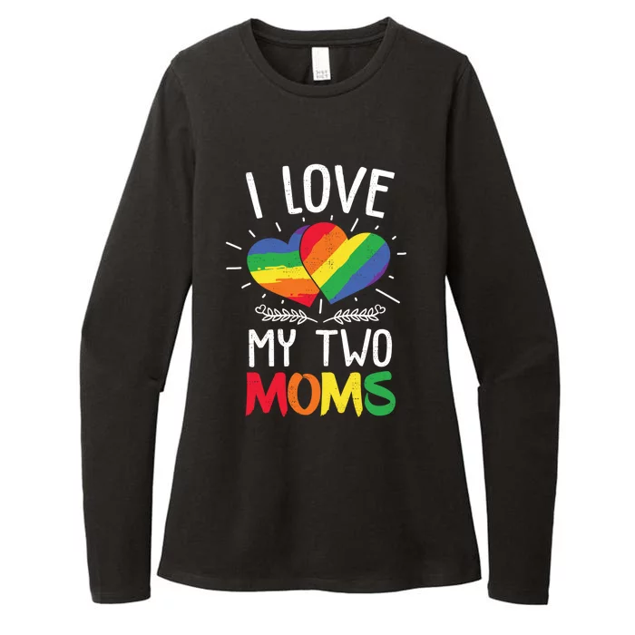 Great Gift Design Of Lesbian Moms Cool Gift Womens CVC Long Sleeve Shirt