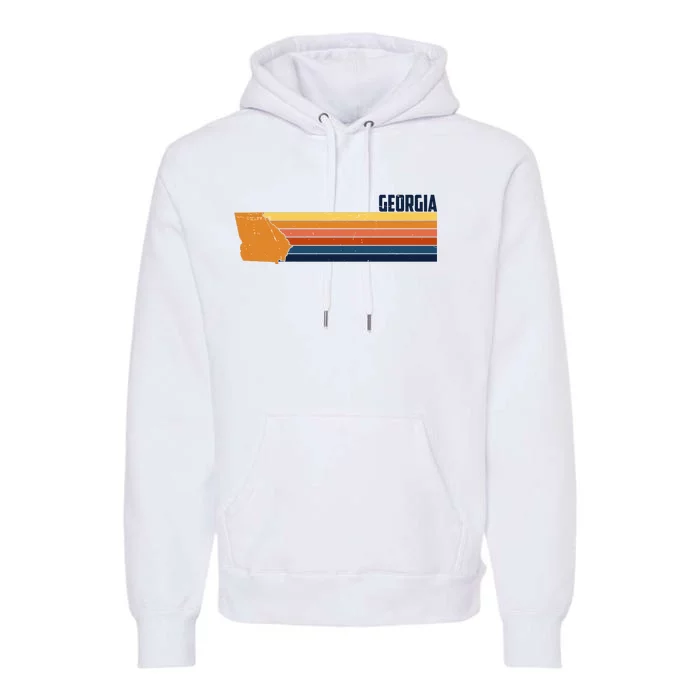 Retro Vintage Georgia Premium Hoodie