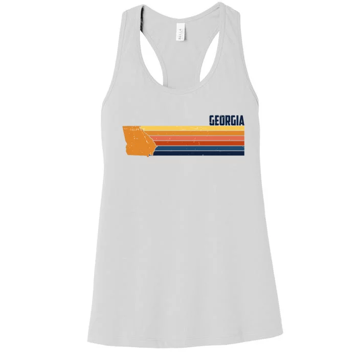 Retro Vintage Georgia Women's Racerback Tank