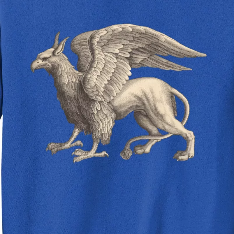 Griffin Gift Eagle Lion Medieval Bird Mythical Creature Gift Tall Sweatshirt