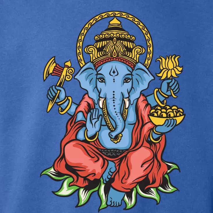 Ganesha God Elephant Gift Spiritual Hindu Yoga Meditation Great Gift Toddler Hoodie