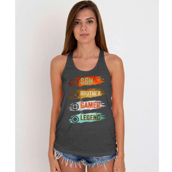 Gaming Gifts For Teenage 816 Year Old Gamer Women's Knotted Racerback Tank