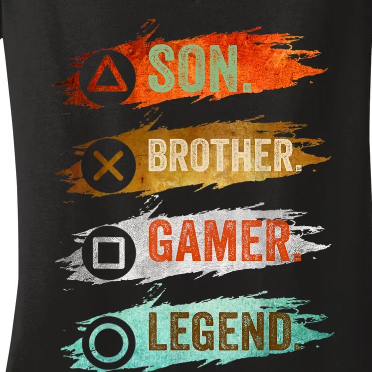 Gaming Gifts For Teenage 816 Year Old Gamer Women's V-Neck T-Shirt