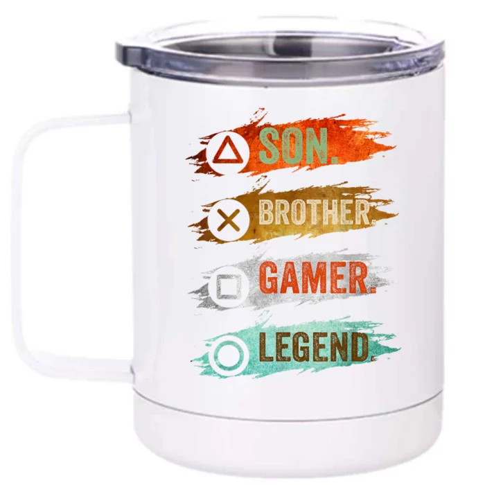 Gaming Gifts For Teenage 816 Year Old Gamer Front & Back 12oz Stainless Steel Tumbler Cup