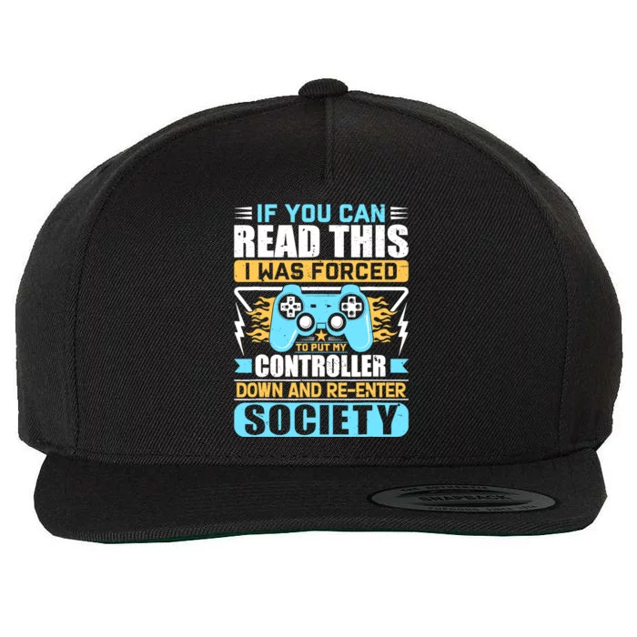 Gaming Gifts For Teenage Boy 816 Year Old Gamer Wool Snapback Cap