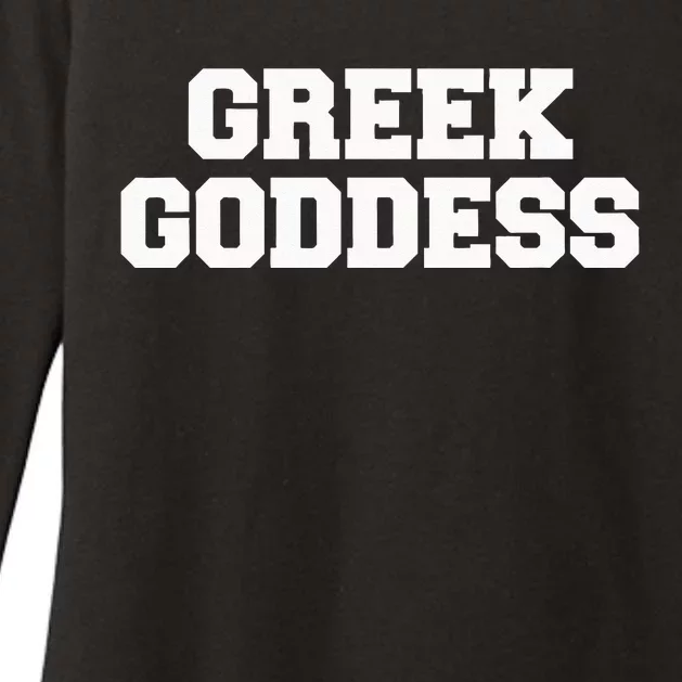 Greek Goddess Funny Fraternity College Frat Party Greek Womens CVC Long Sleeve Shirt