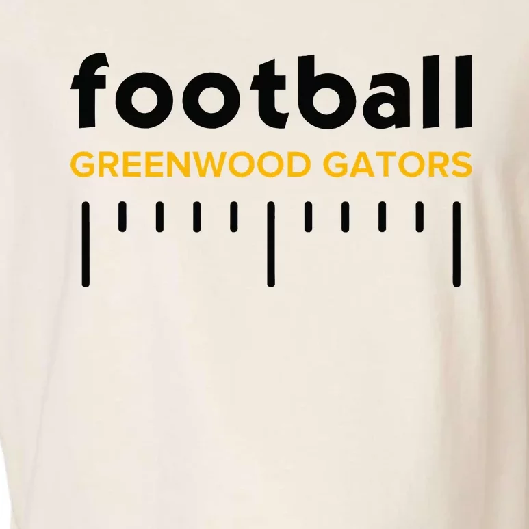 Greenwood Gators Football Lines Hs Garment-Dyed Women's Muscle Tee