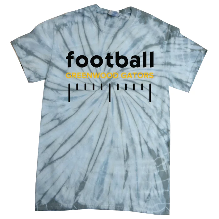 Greenwood Gators Football Lines Hs Tie-Dye T-Shirt