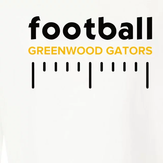 Greenwood Gators Football Lines Hs Cropped Pullover Crew